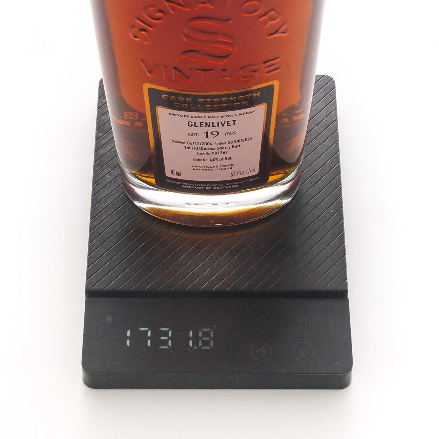 Glenlivet 格兰威特 19年 2004-2024 SV 雪莉桶#901369