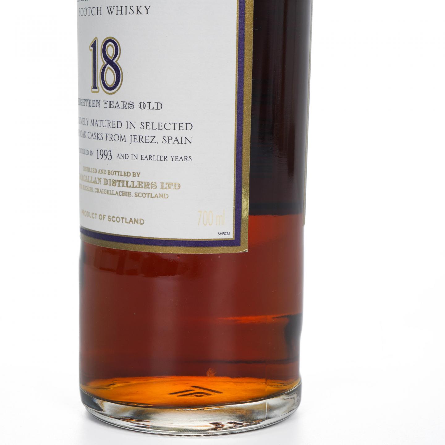 Macallan 麦卡伦 18年 1993 雪莉桶