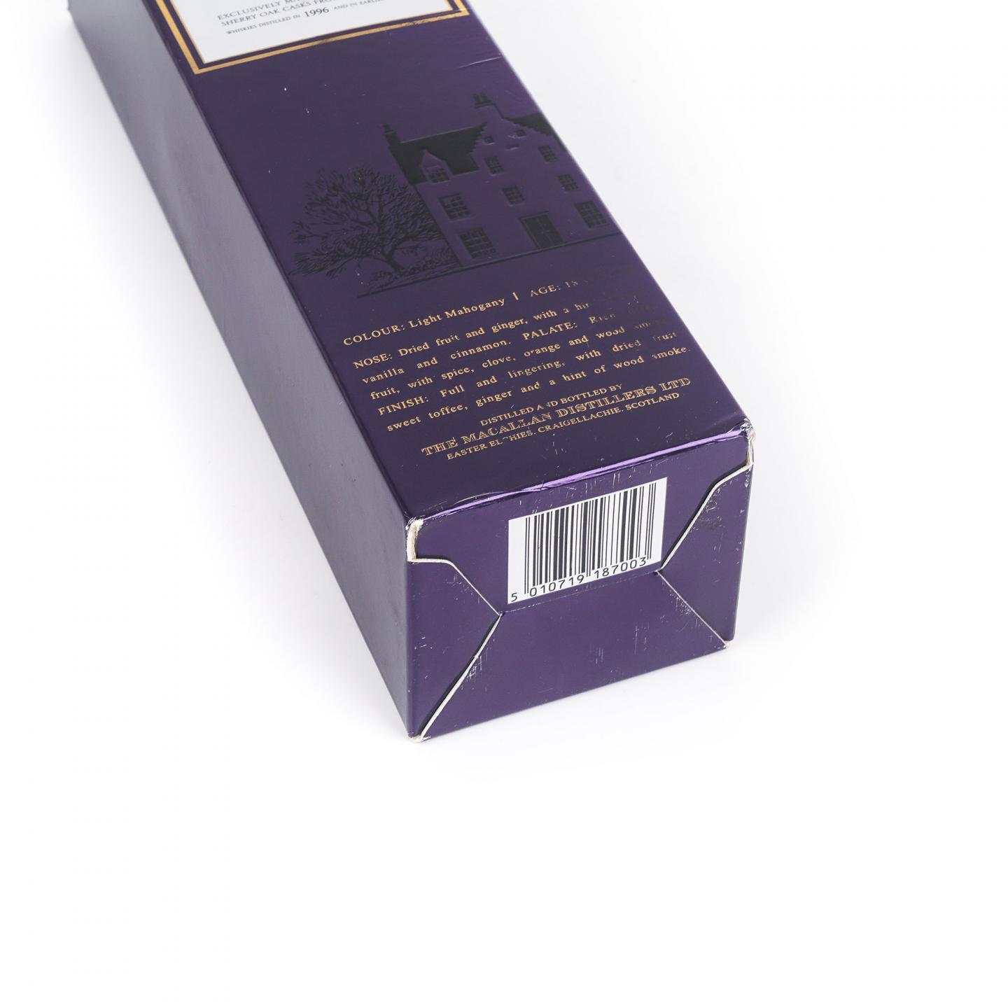 Macallan 麦卡伦 18年 1996 雪莉桶