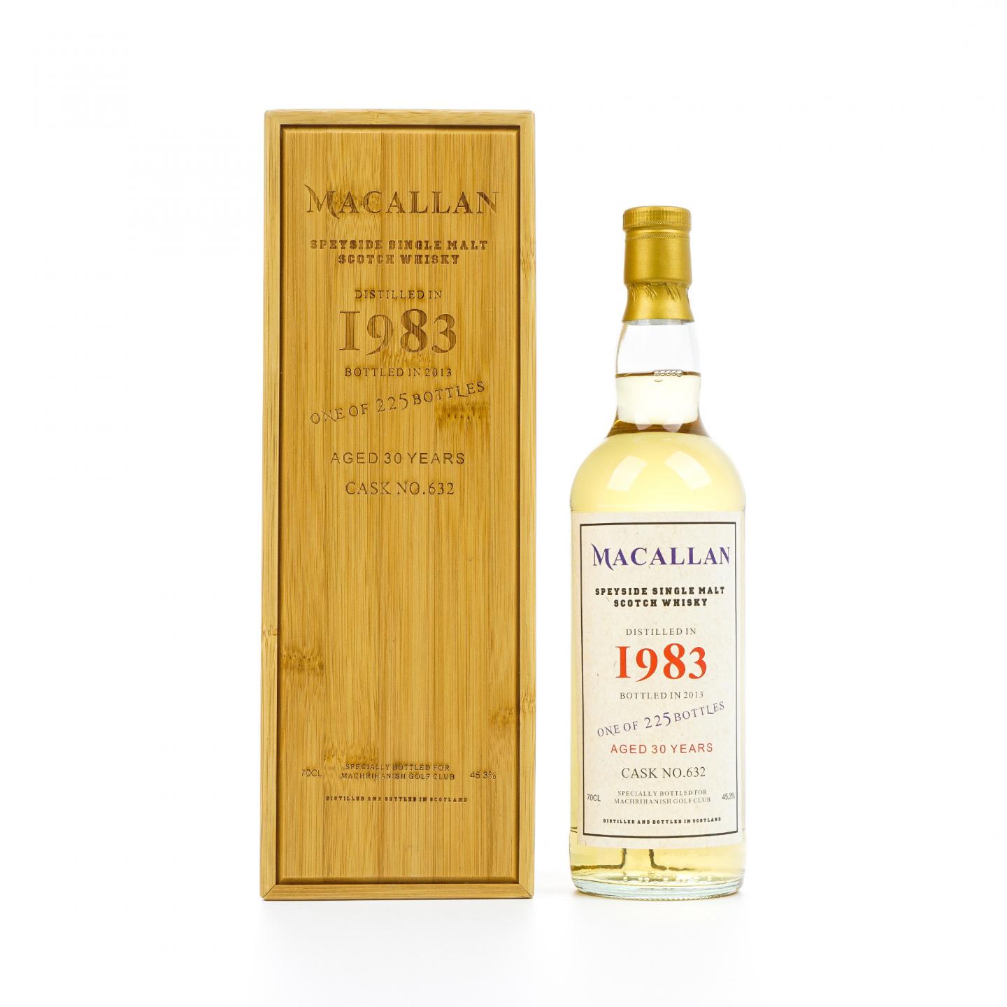 Macallan 麦卡伦 30年 1983-2013 Machrihanish高尔夫俱乐部 #632 45.3%