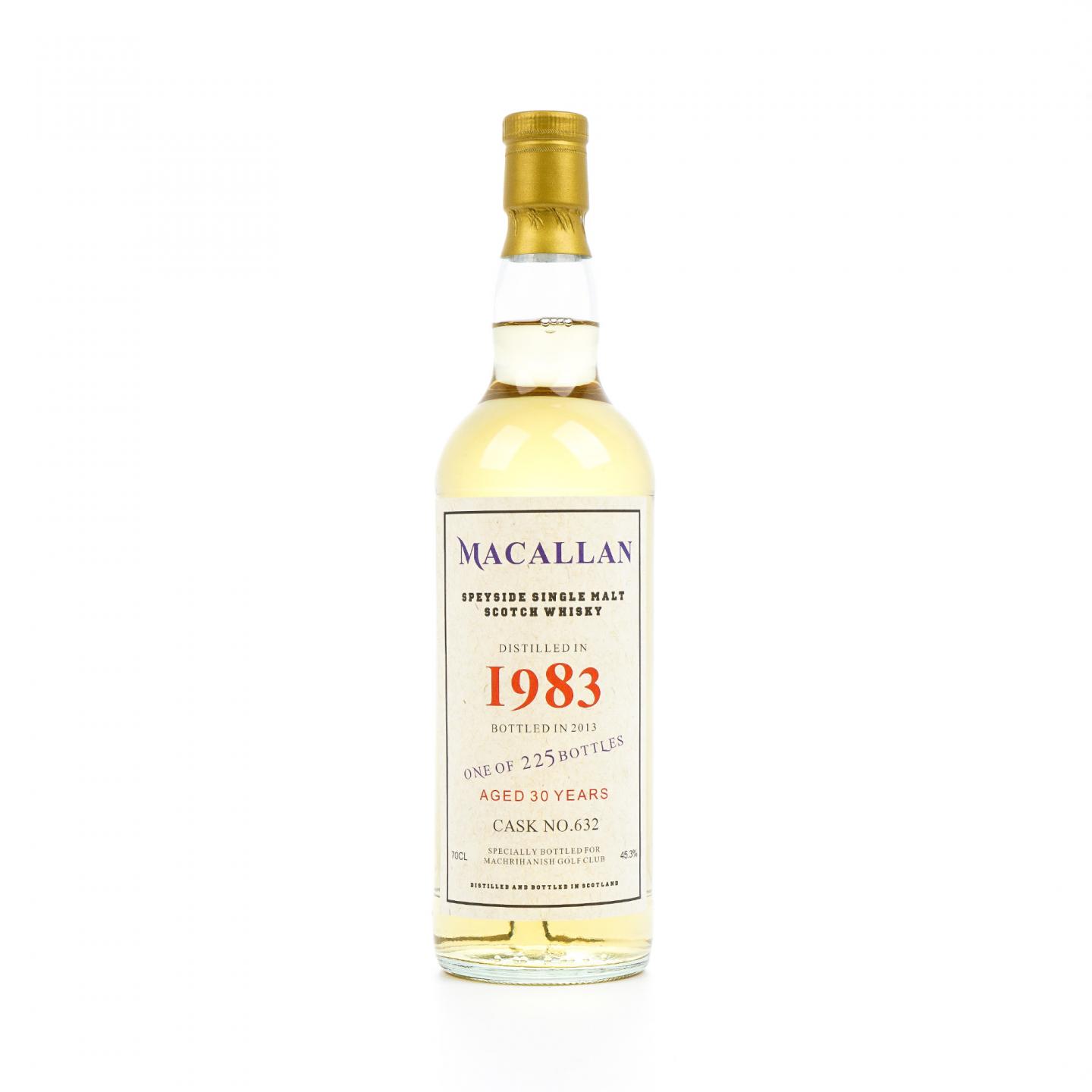 Macallan 麦卡伦 30年 1983-2013 Machrihanish高尔夫俱乐部 #632 45.3%