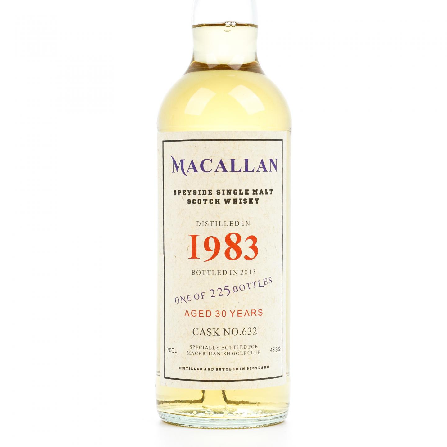 Macallan 麦卡伦 30年 1983-2013 Machrihanish高尔夫俱乐部 #632 45.3%