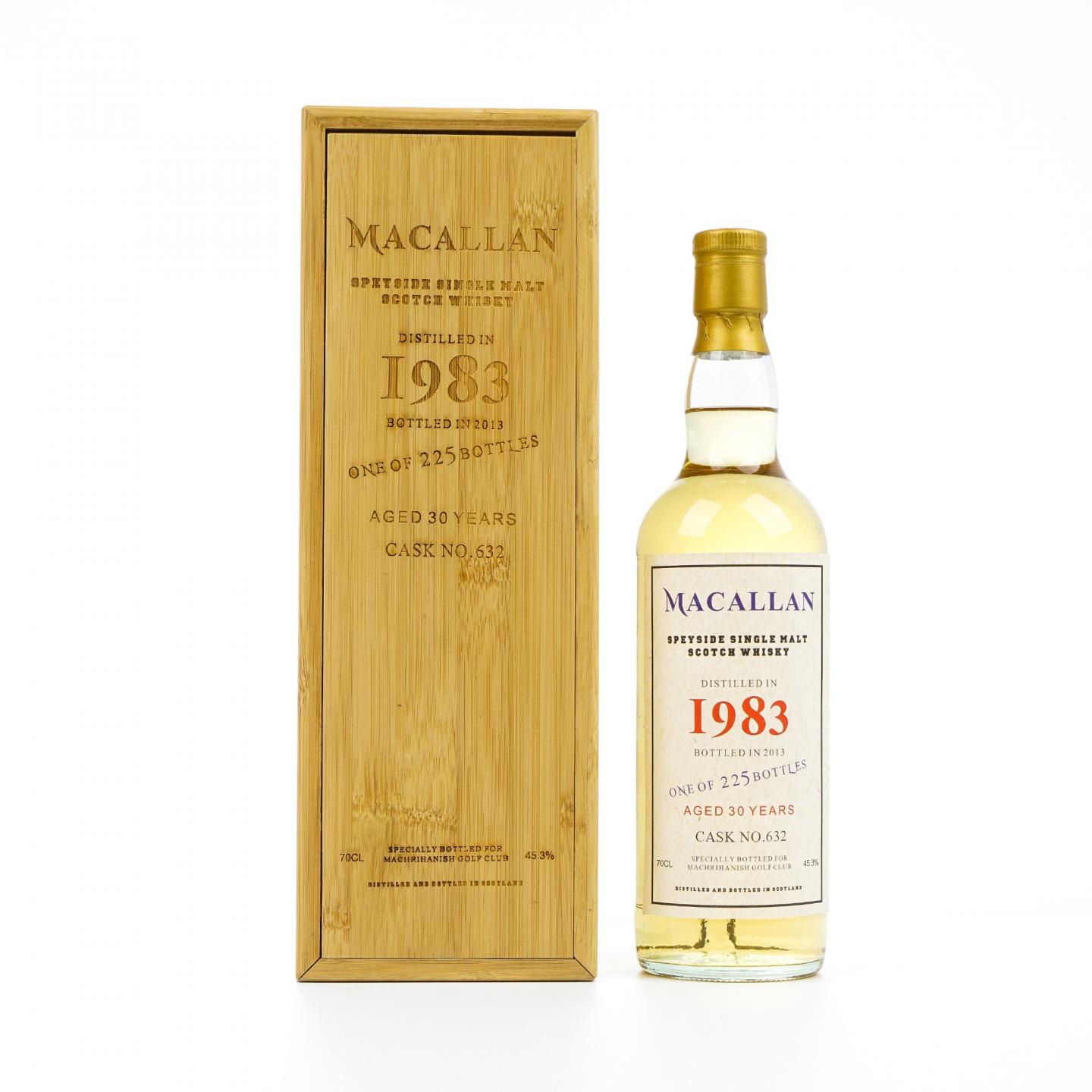 Macallan 麦卡伦 30年 1983-2013 Machrihanish高尔夫俱乐部特别装瓶