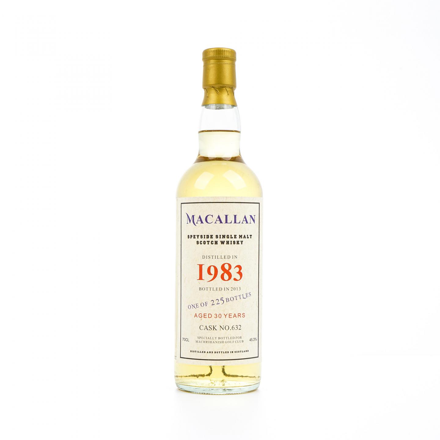 Macallan 麦卡伦 30年 1983-2013 Machrihanish高尔夫俱乐部特别装瓶