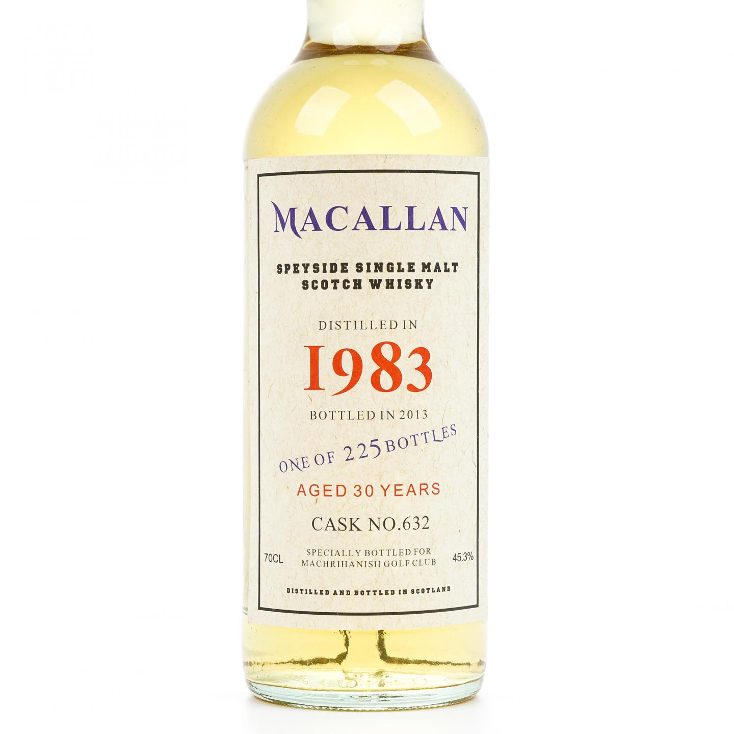 Macallan 麦卡伦 30年 1983-2013 Machrihanish高尔夫俱乐部特别装瓶
