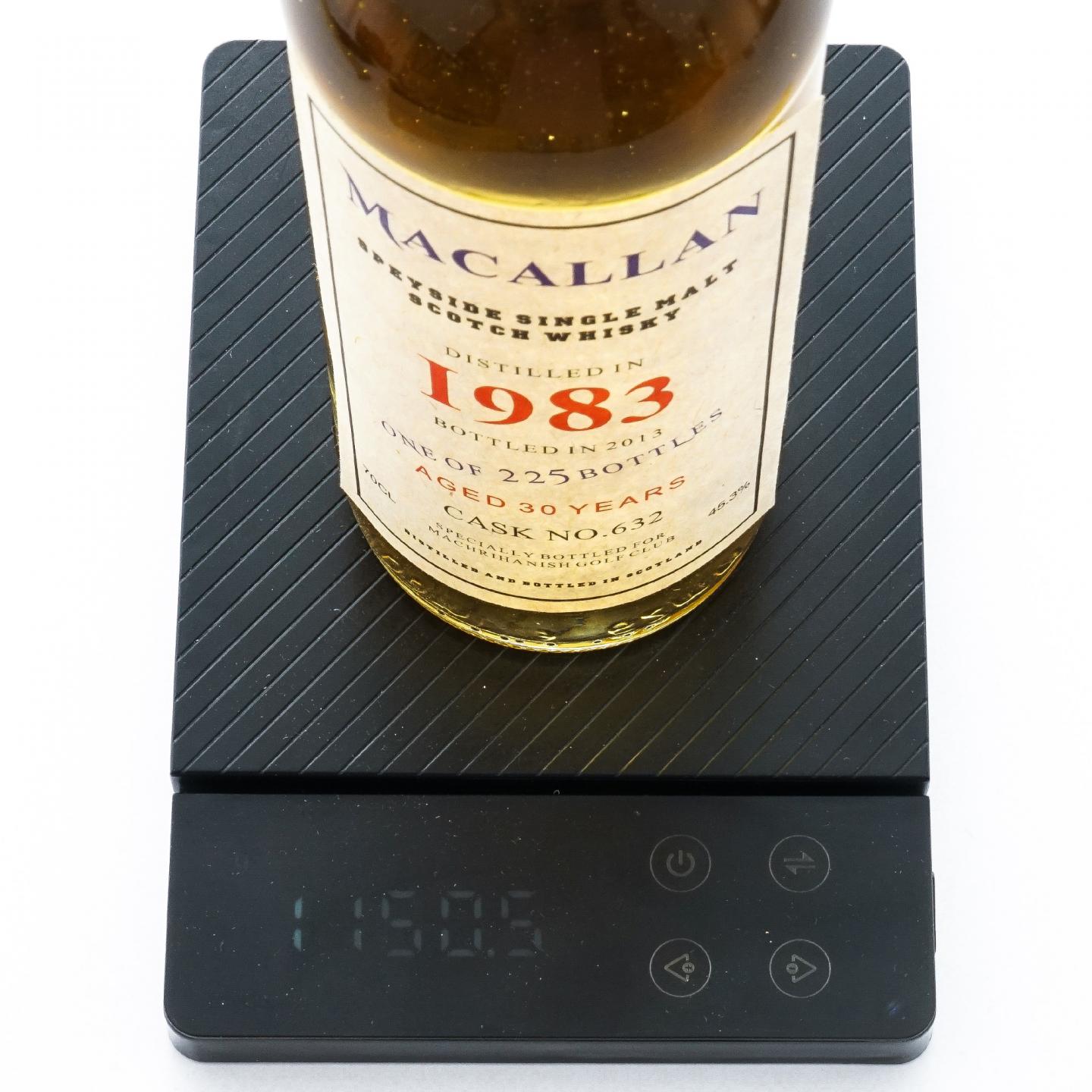 Macallan 麦卡伦 30年 1983-2013 Machrihanish高尔夫俱乐部特别装瓶