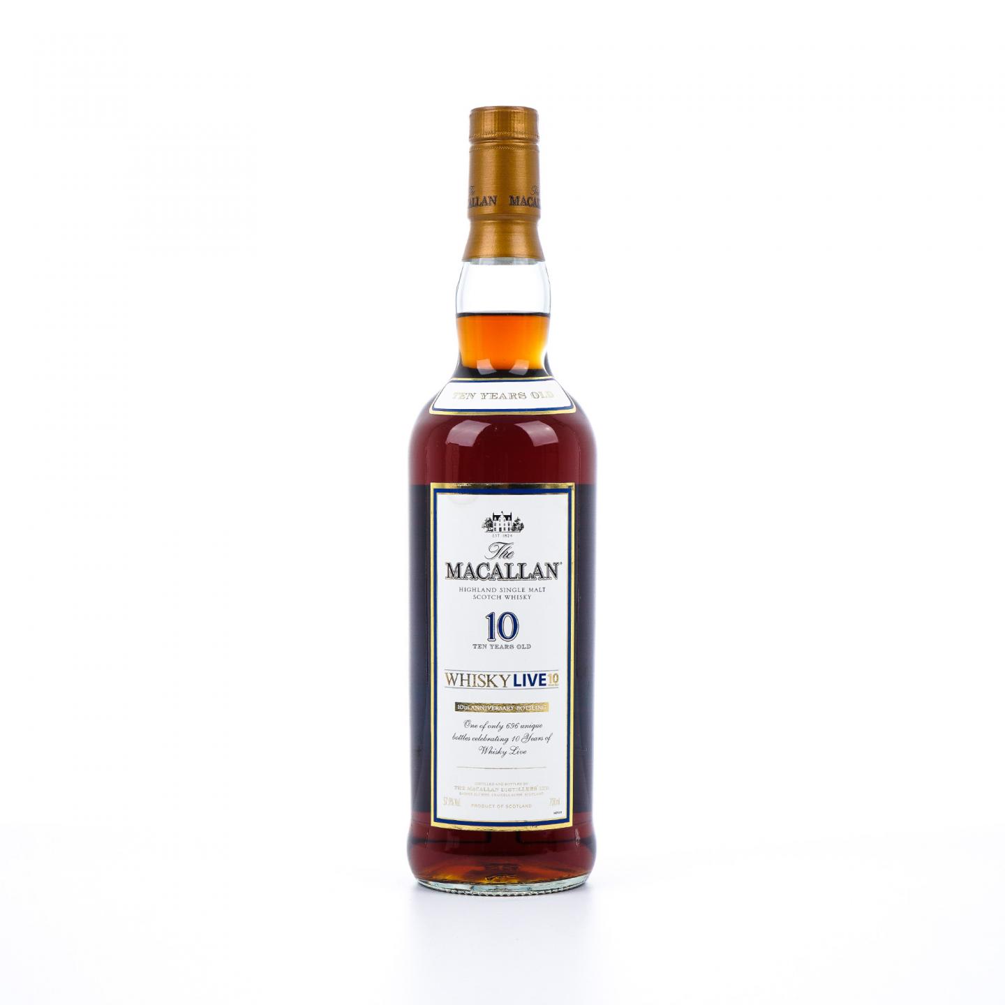 Macallan 麦卡伦 10年 Whisky Live 10周年