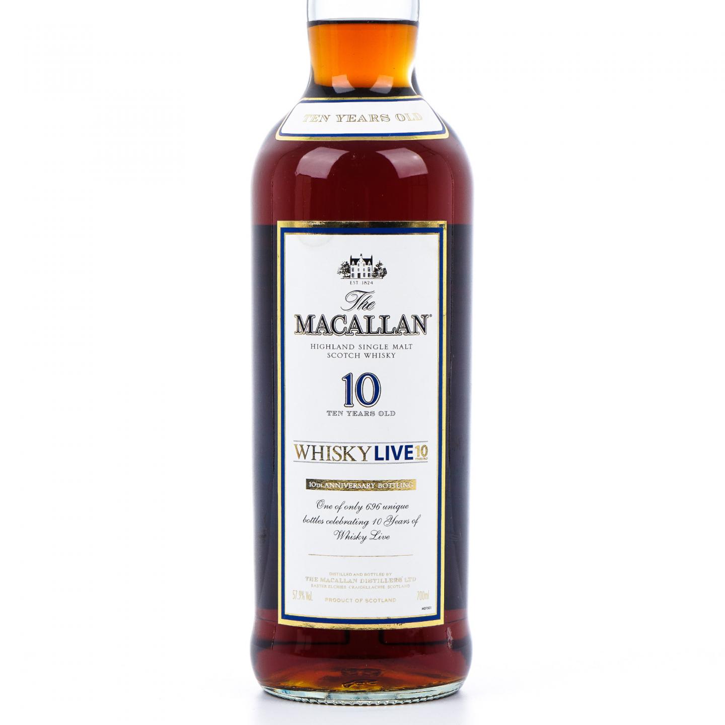 Macallan 麦卡伦 10年 Whisky Live 10周年