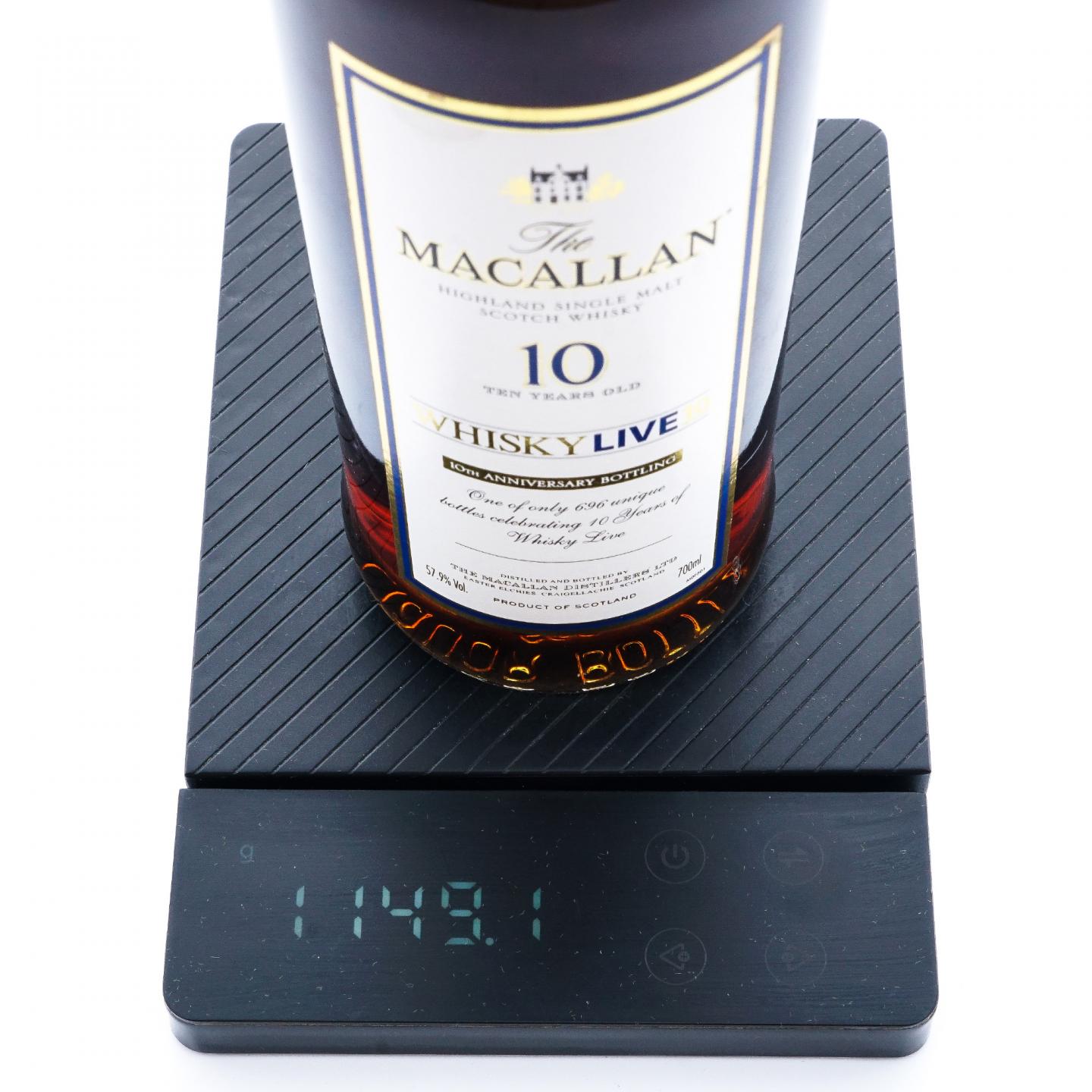 Macallan 麦卡伦 10年 Whisky Live 10周年