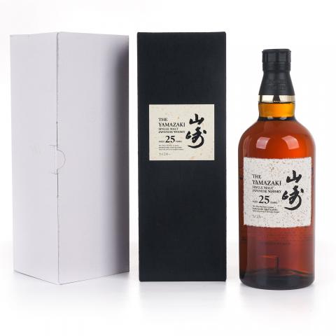 山崎 25年 新版 礼盒 43%Vol.