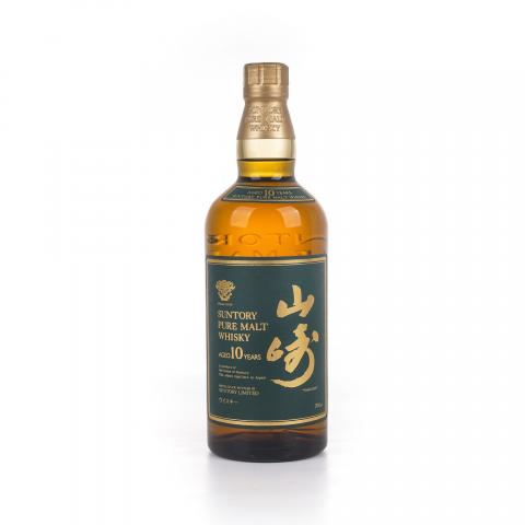 山崎 10年 金花标 绿标 Pure Malt