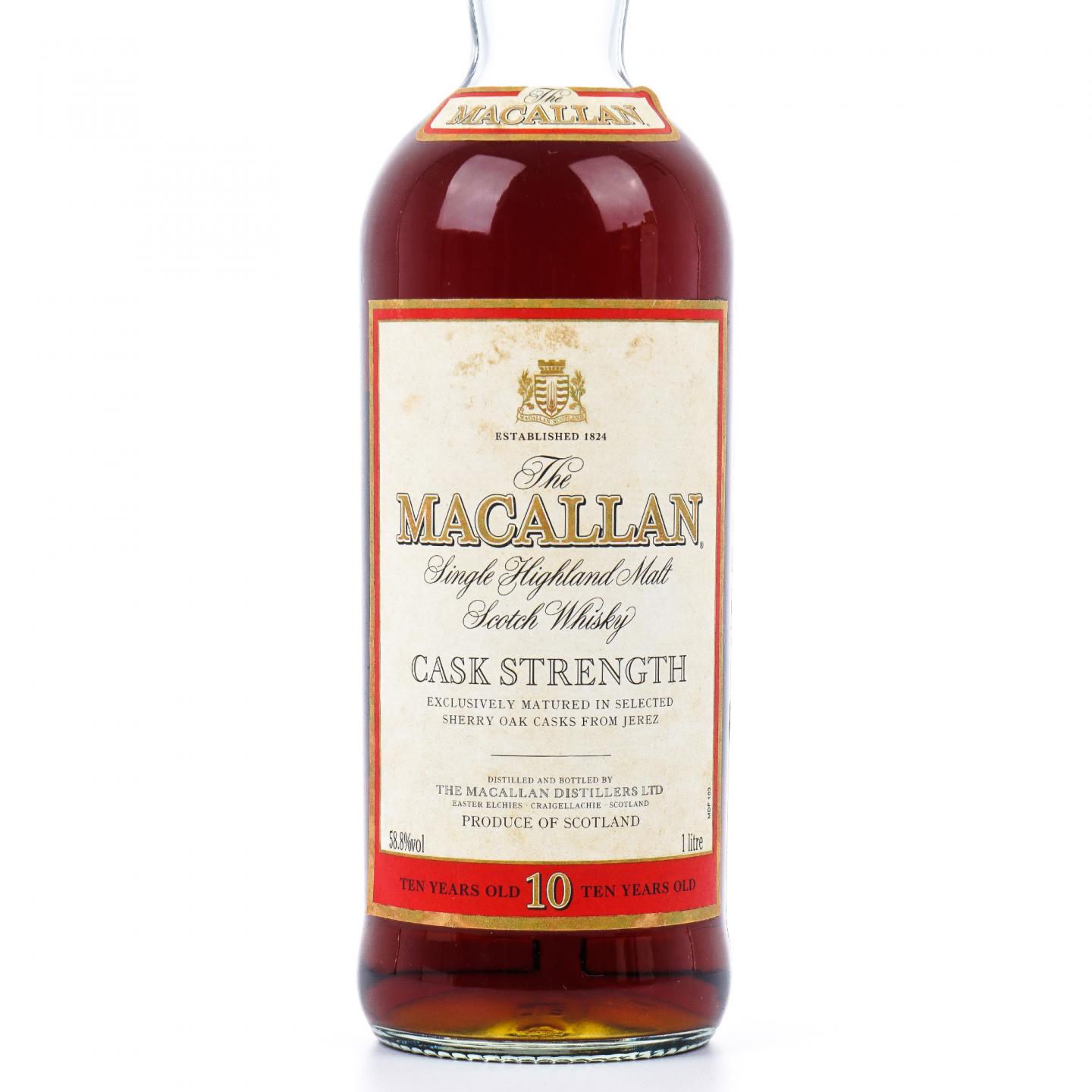 Macallan 麦卡伦 10年 桶强 1000ml 58.8%
