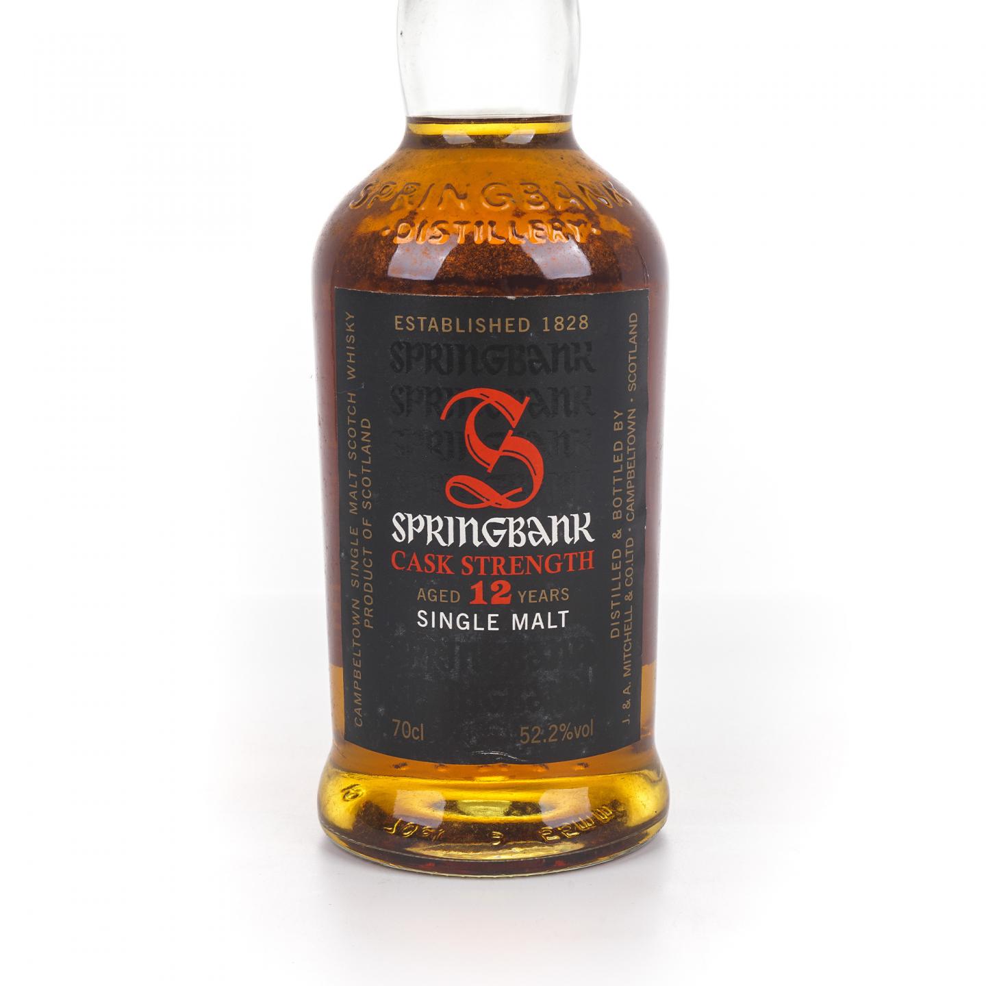 Springbank 云顶 12年 桶强 52.2%Vol.