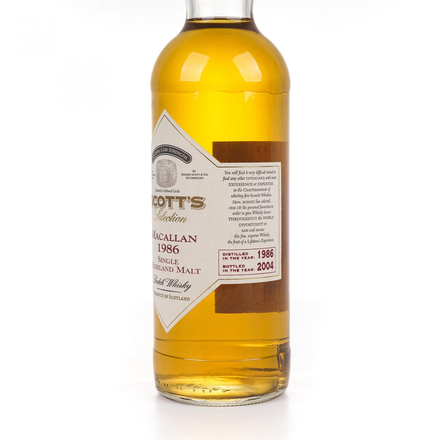 Macallan 麦卡伦 1986-2004 Scott's Selection 桶强