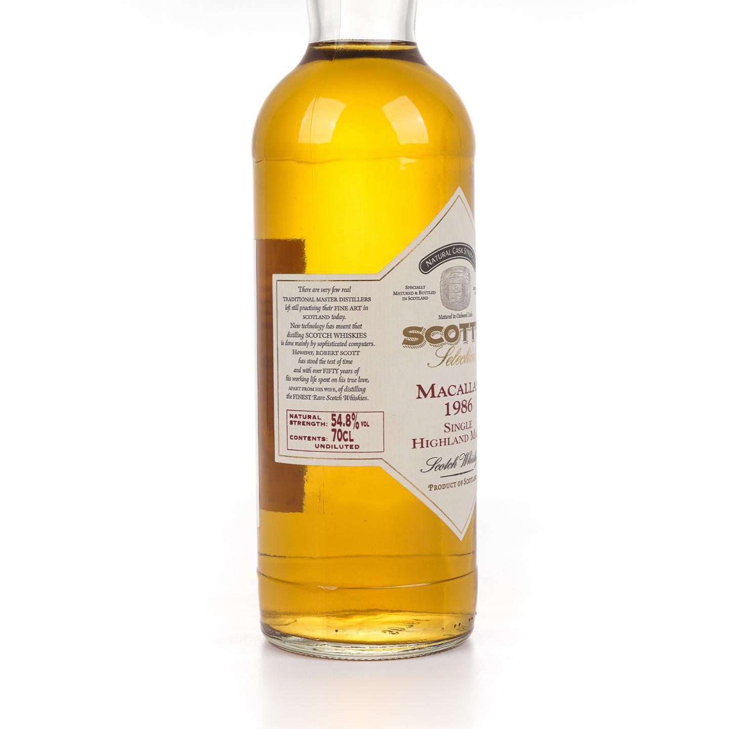 Macallan 麦卡伦 1986-2004 Scott's Selection 桶强