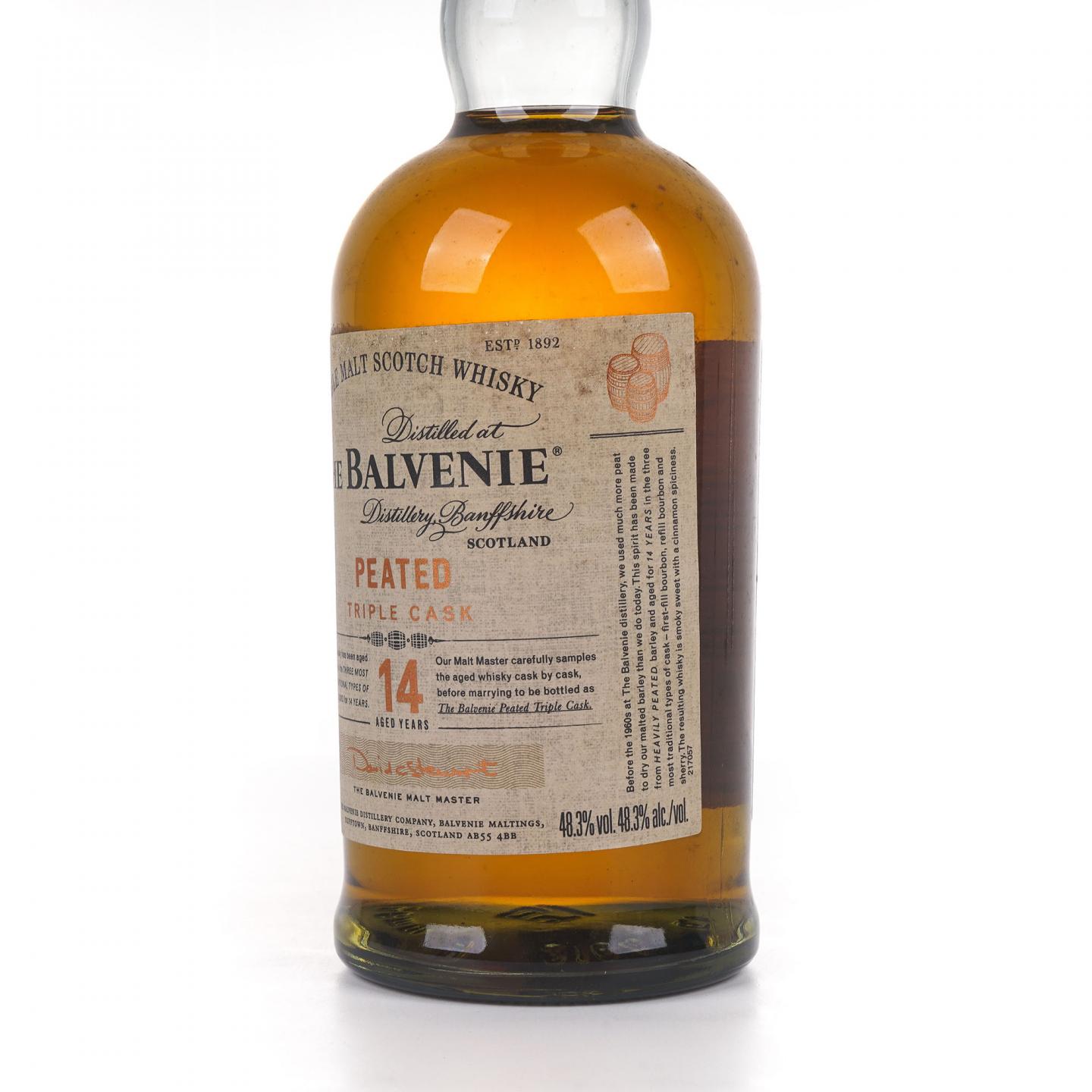 Balvenie 百富 14年 泥煤 Triple Cask