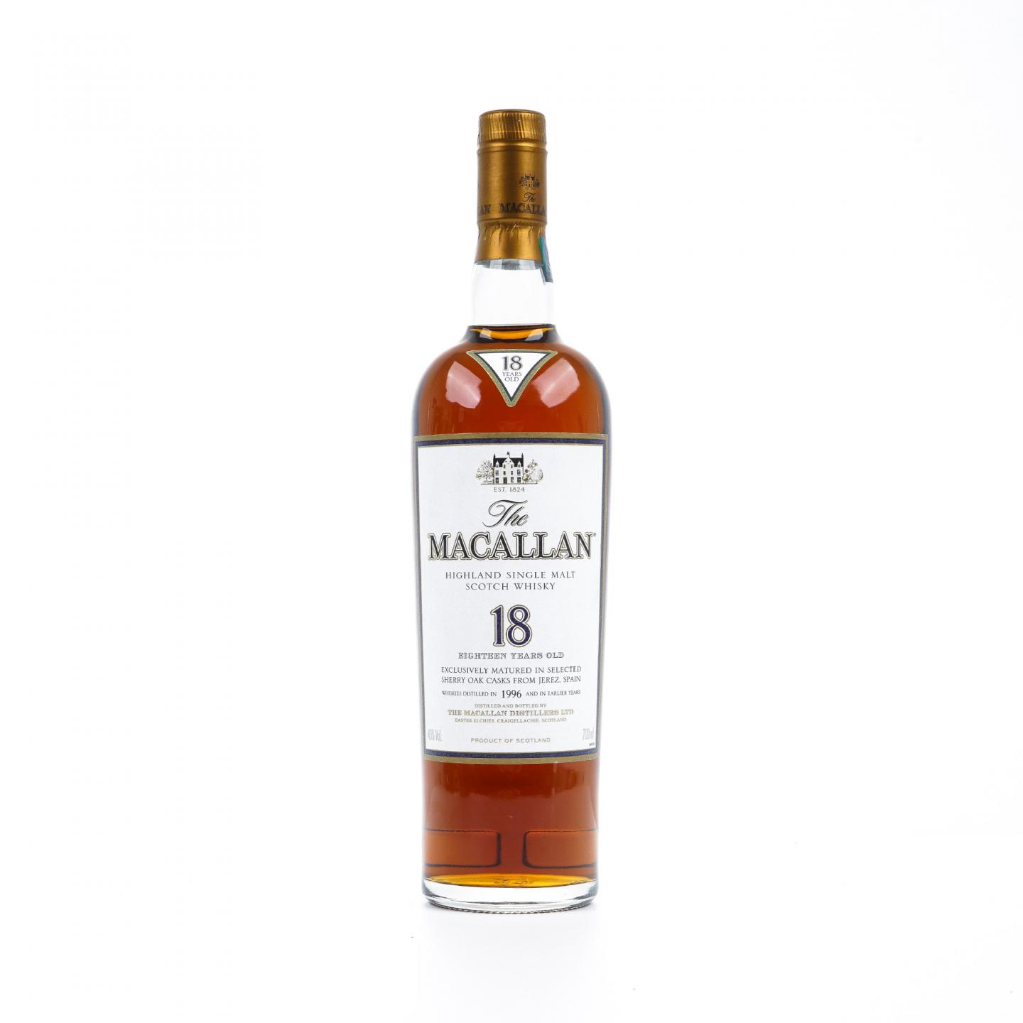 Macallan 麦卡伦 18年 1996 雪莉桶 700ml