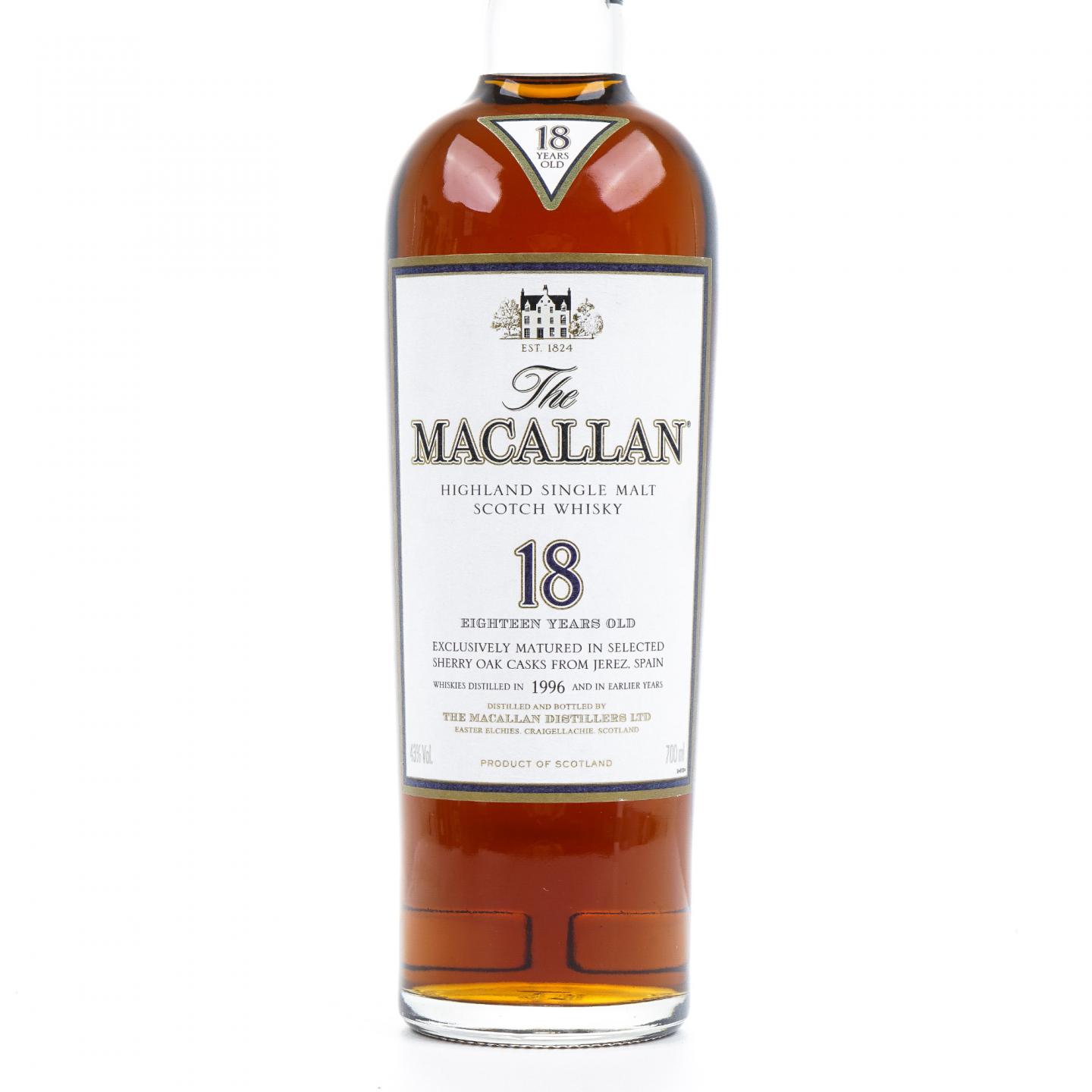 Macallan 麦卡伦 18年 1996 雪莉桶 700ml