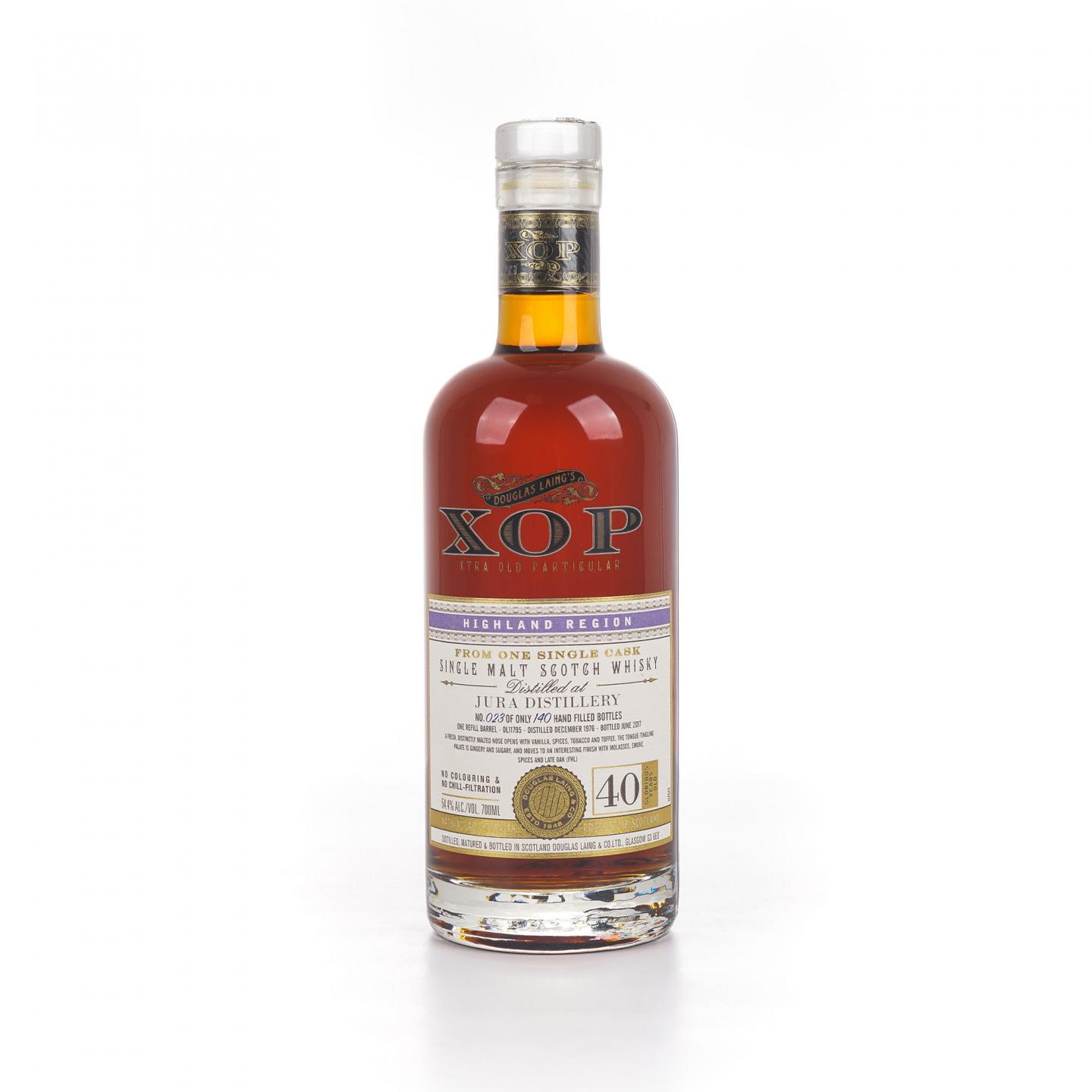 Jura 朱拉 40年 1976-2017 单桶桶强 XOP DL