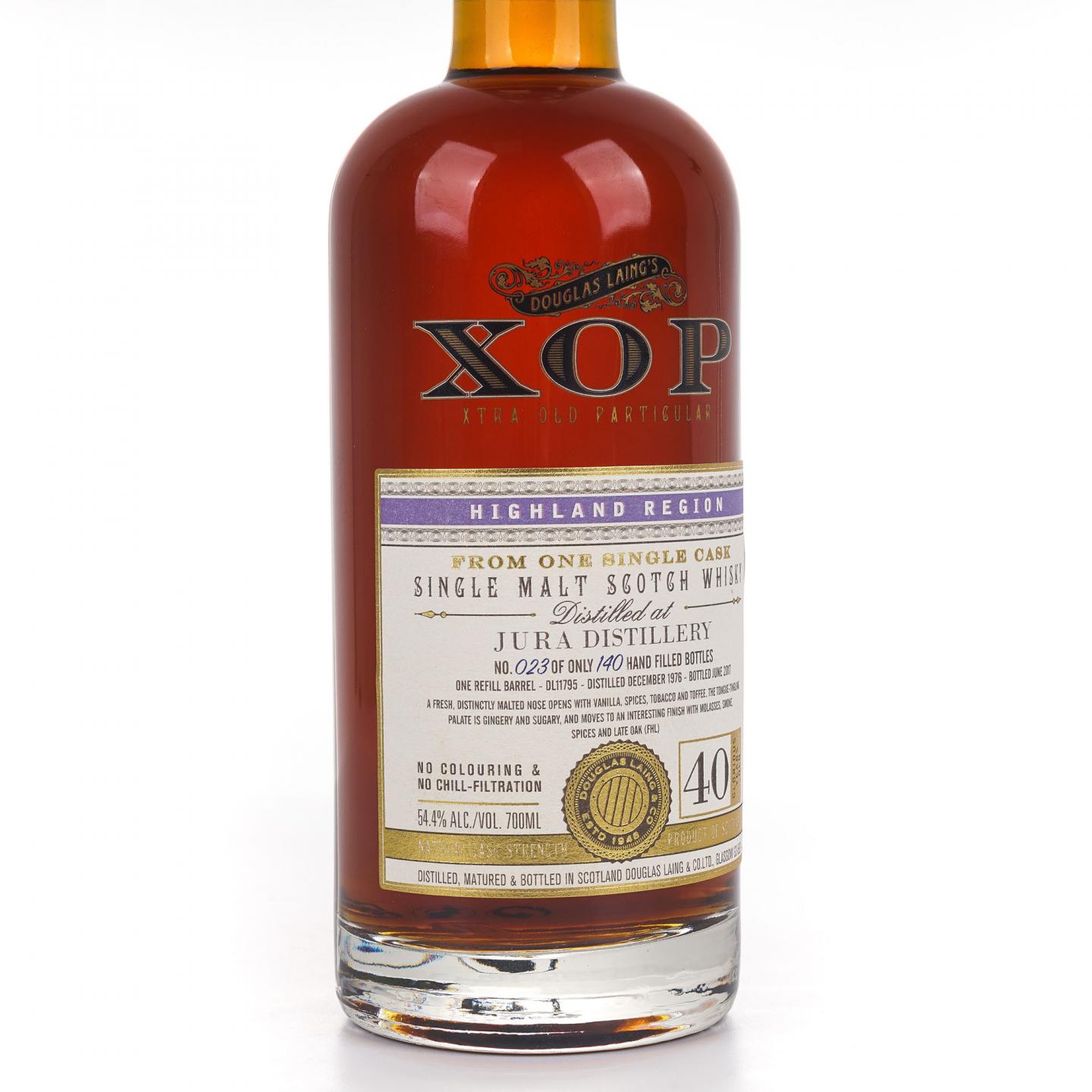 Jura 朱拉 40年 1976-2017 单桶桶强 XOP DL