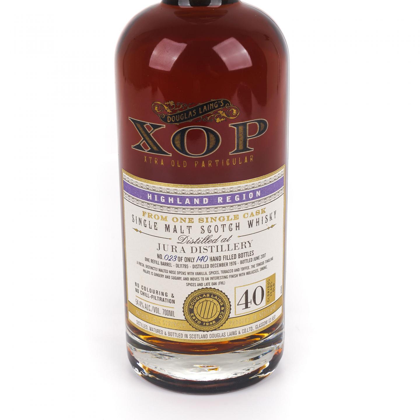 Jura 朱拉 40年 1976-2017 单桶桶强 XOP DL