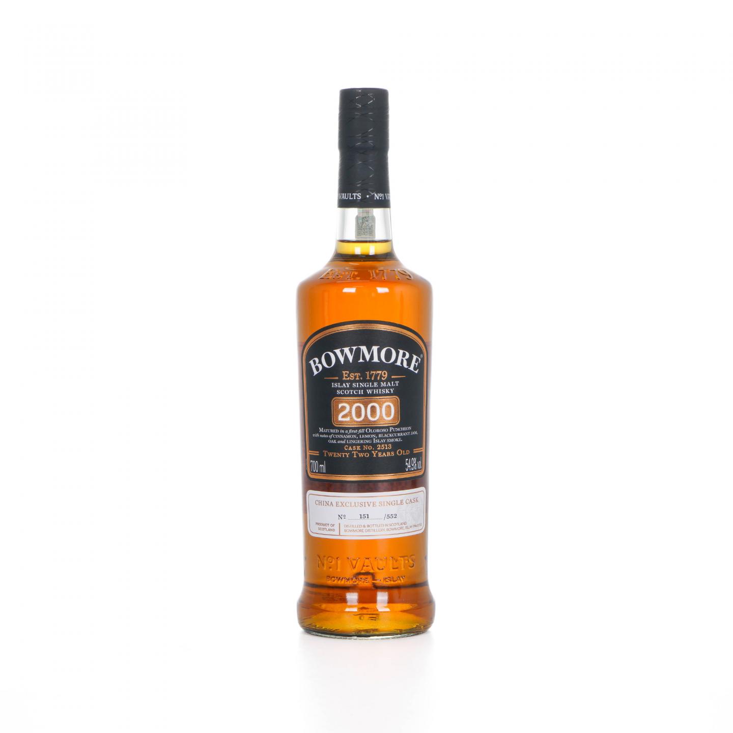 Bowmore 波摩 22年 2000 雪莉单桶#2513 行货
