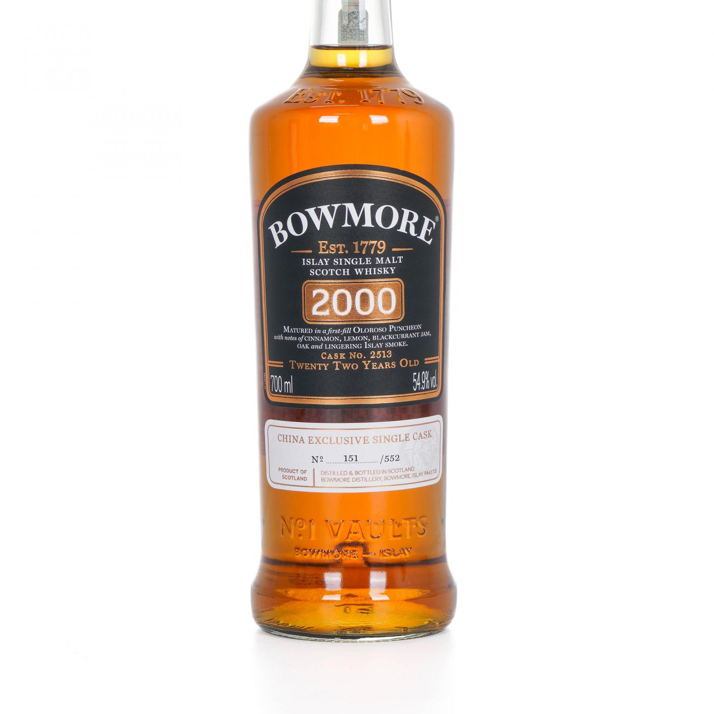 Bowmore 波摩 22年 2000 雪莉单桶#2513 行货