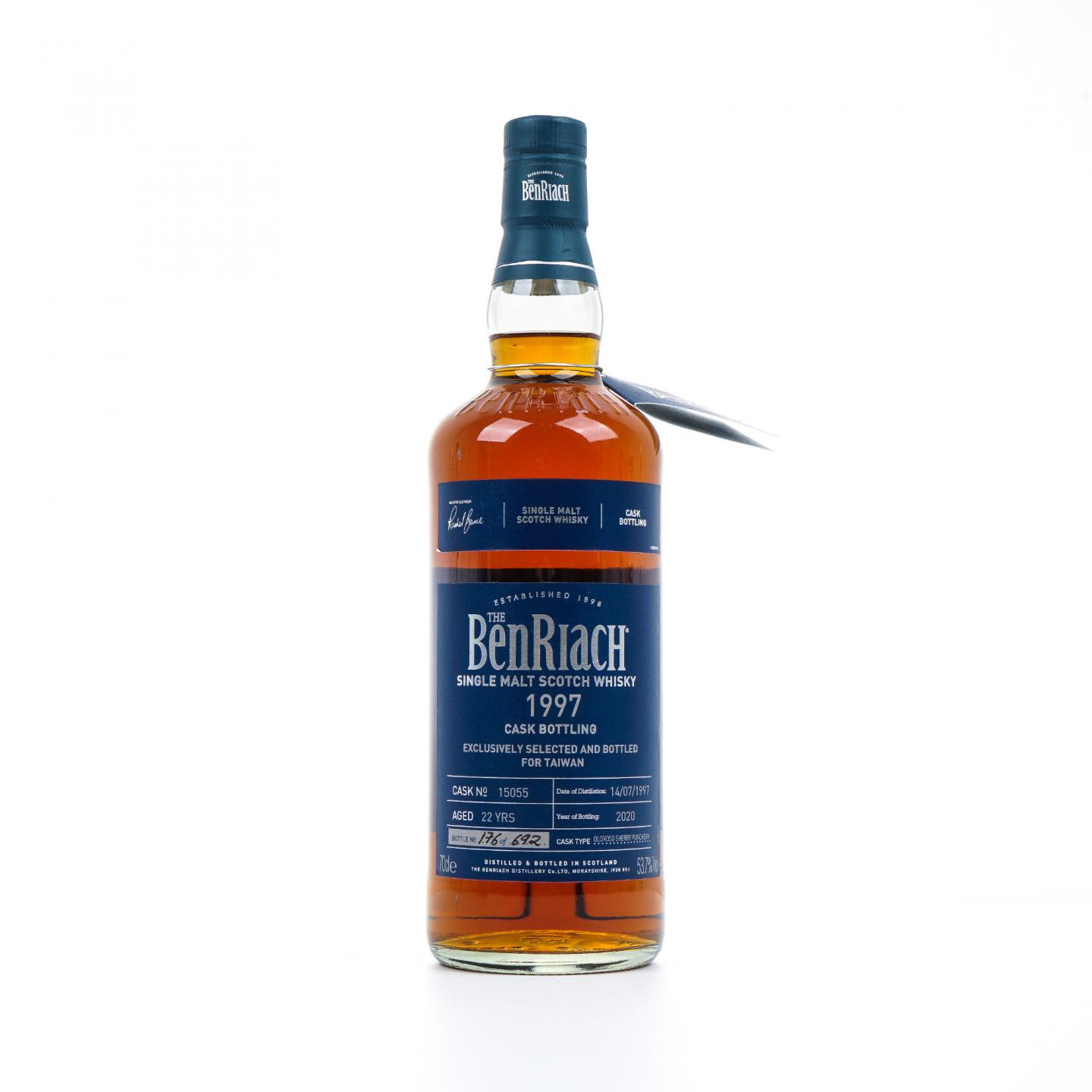BenRiach 本利亚克 22年 1997-2020 雪莉桶#15055