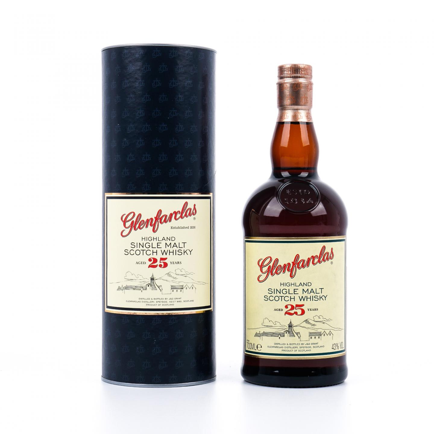 Glenfarclas 格兰花格 25年 圆筒 43%Vol.