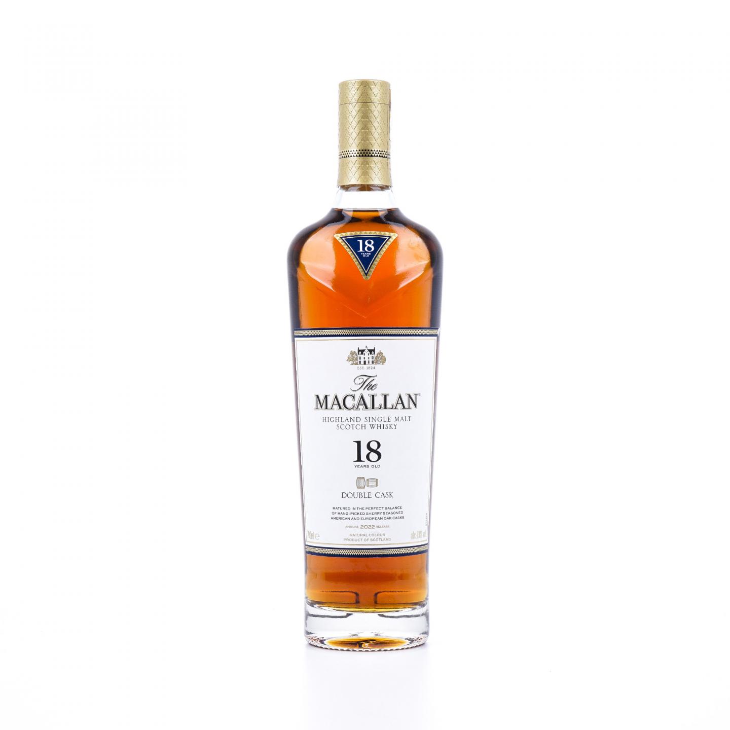 【附X光图】Macallan 麦卡伦 18年 Double Cask 2022