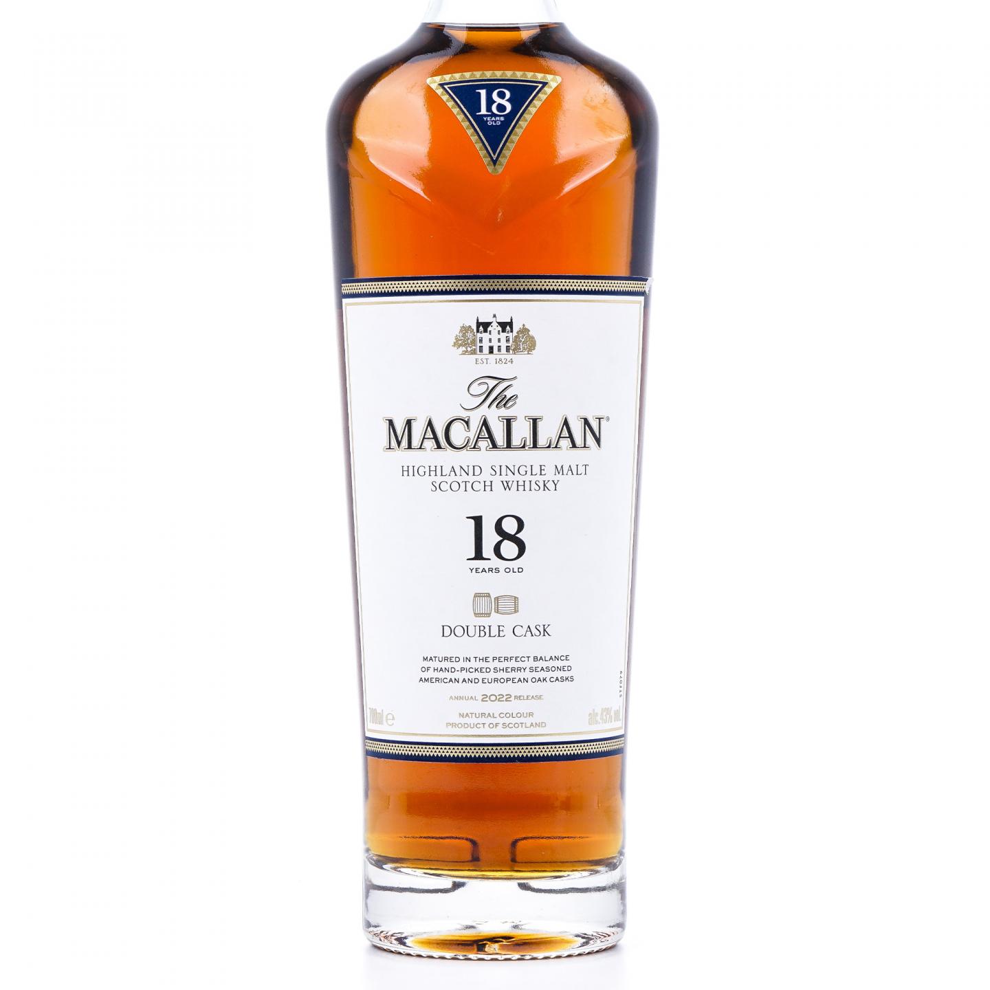【附X光图】Macallan 麦卡伦 18年 Double Cask 2022