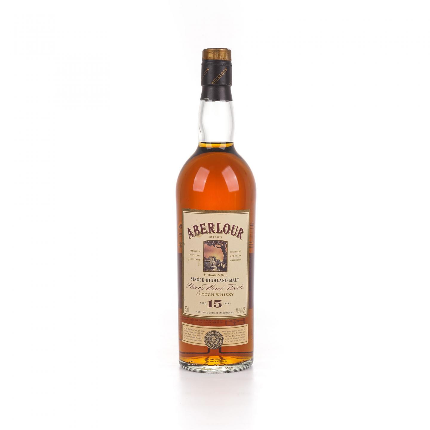 Aberlour 雅伯莱 15年 雪莉桶后熟 750ML