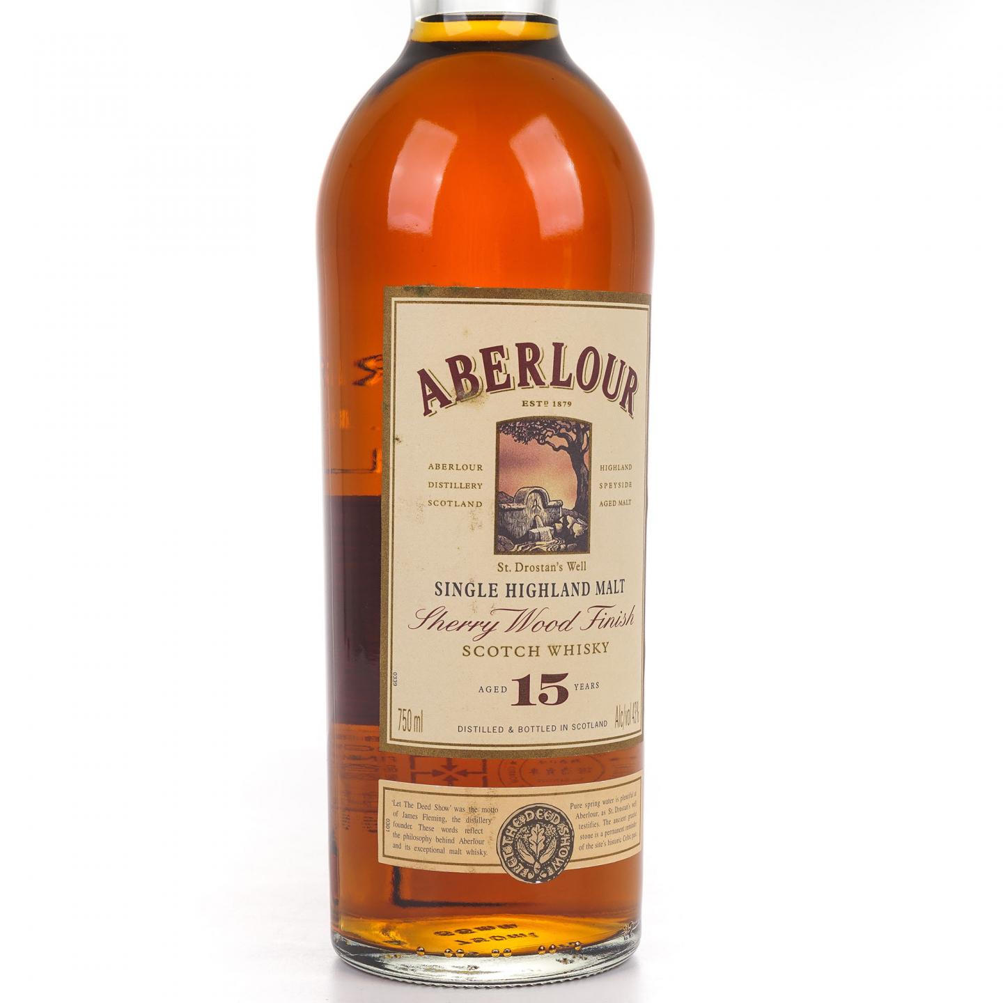 Aberlour 雅伯莱 15年 雪莉桶后熟 750ML