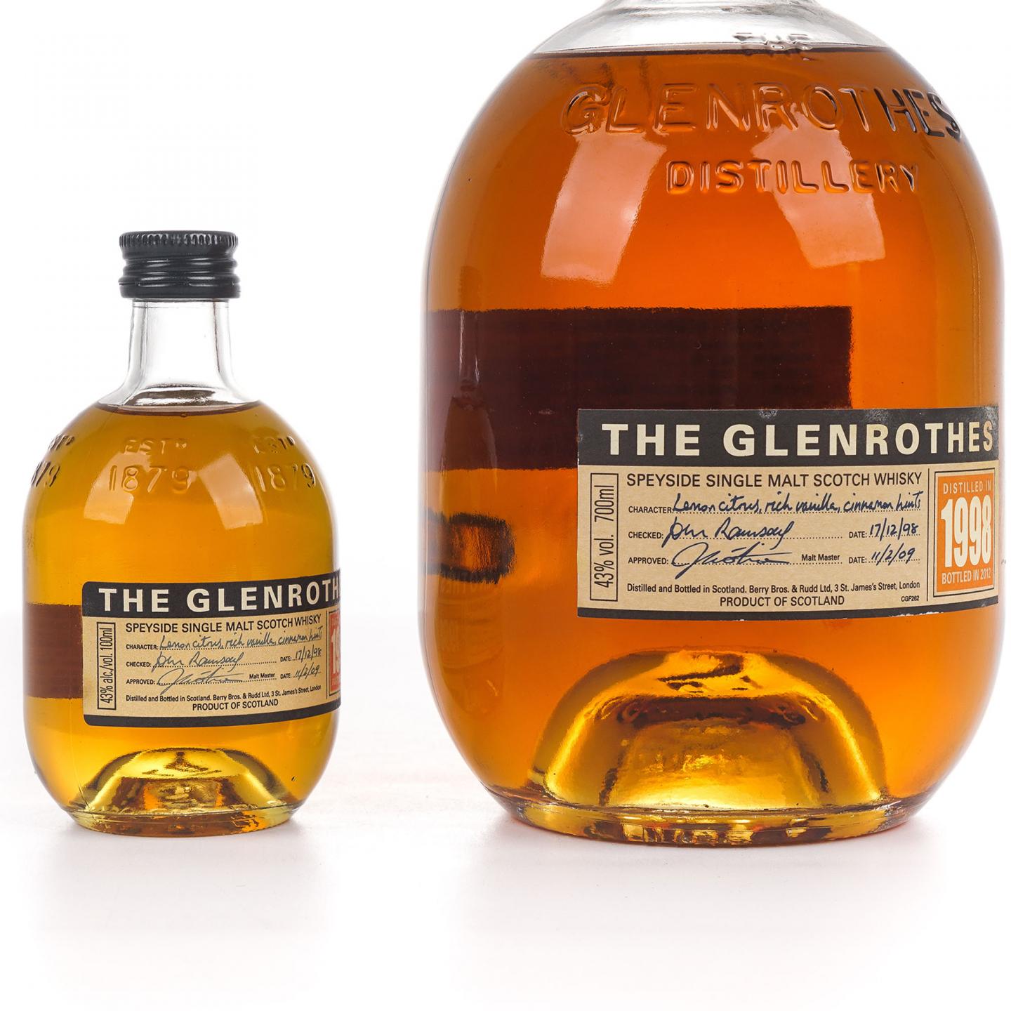Glenrothes 格兰路思 1998-2012 700ml+附赠2011年版 100ml 非原盒