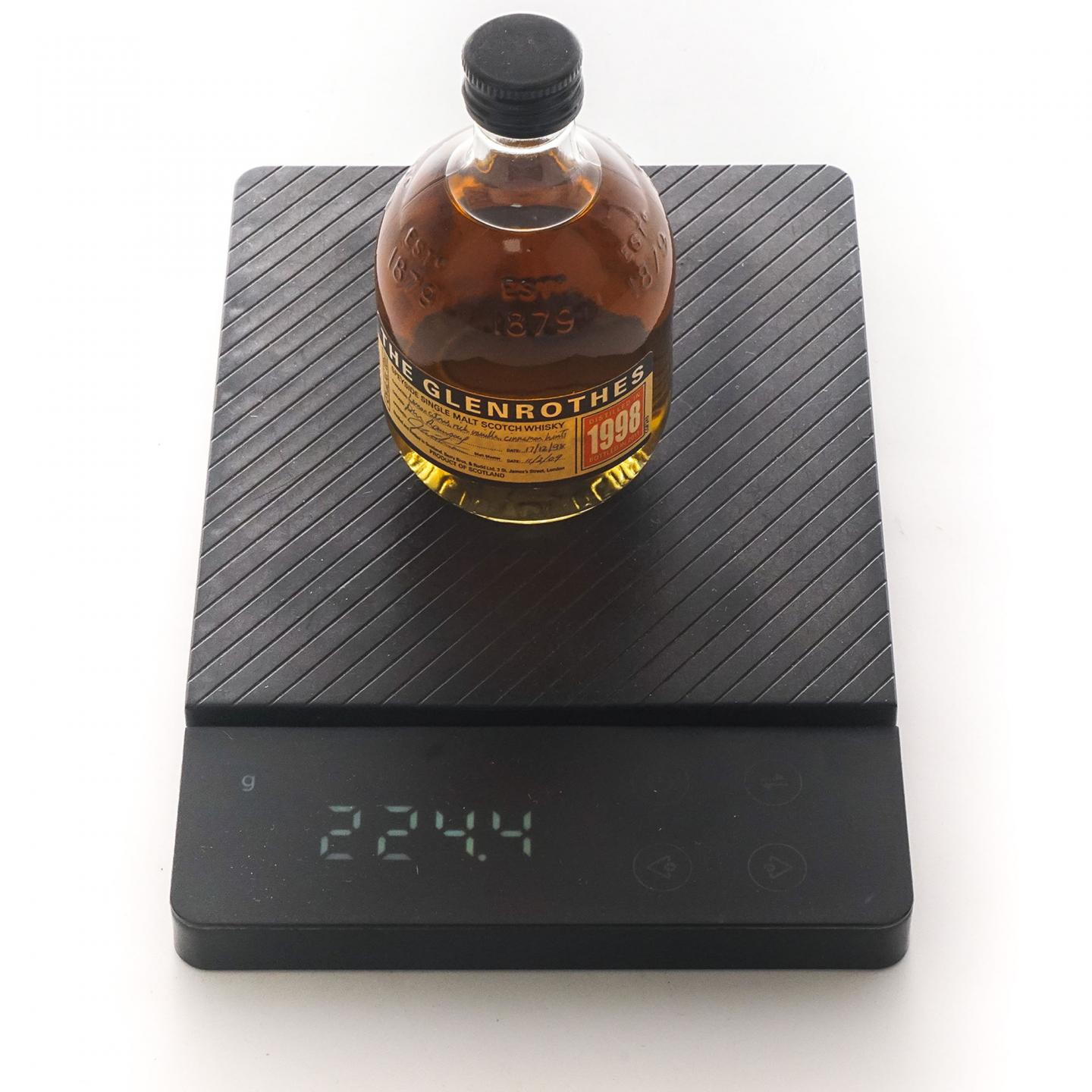 Glenrothes 格兰路思 1998-2012 700ml+附赠2011年版 100ml 非原盒