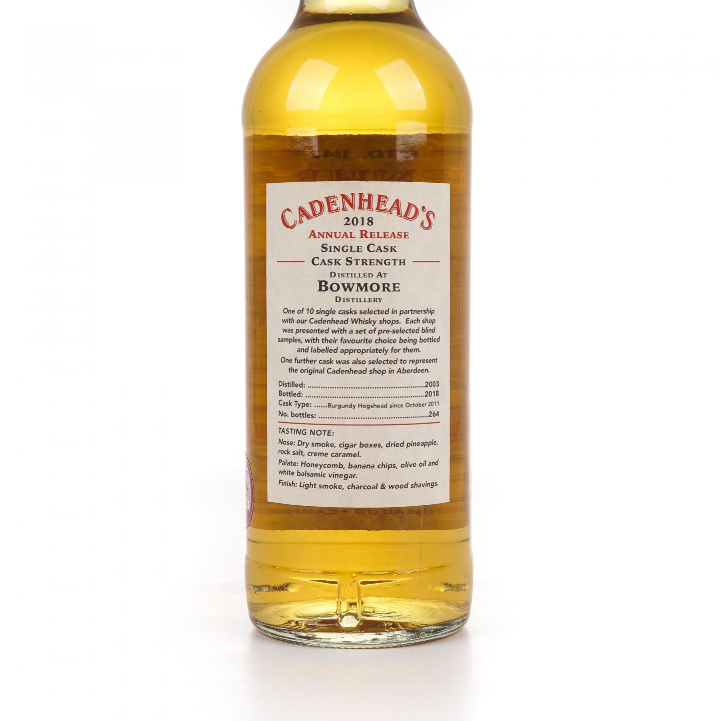 Bowmore 波摩 15年 2003-2018 单桶 CA