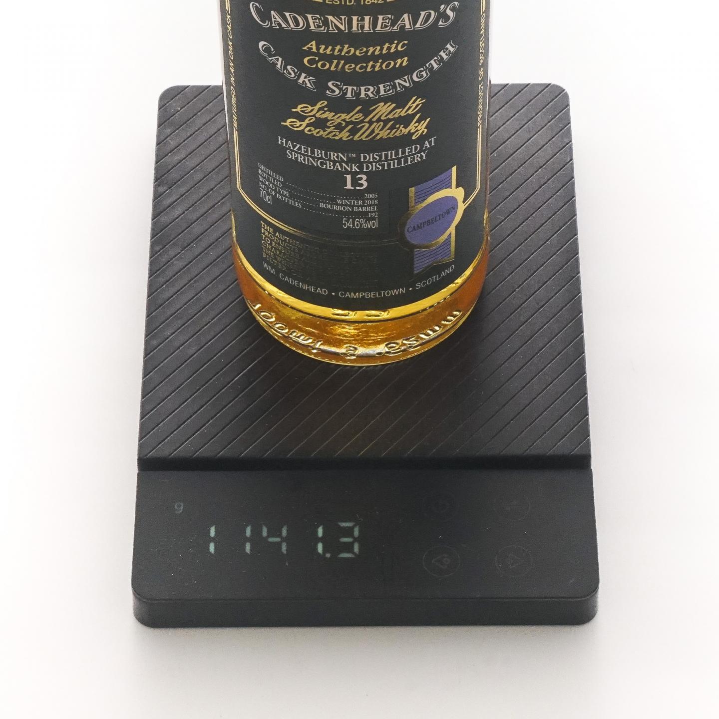 Hazelburn 哈索本 13年 2005-2018 CA 桶强