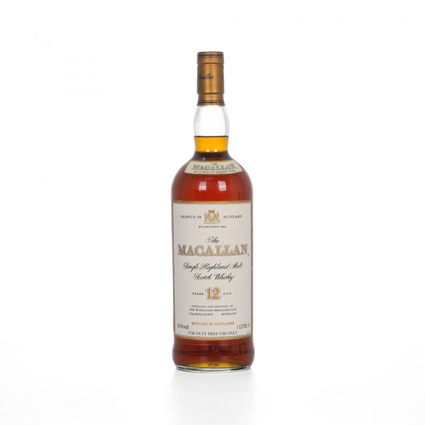 Macallan 麦卡伦 12年 雪莉桶 1000ml