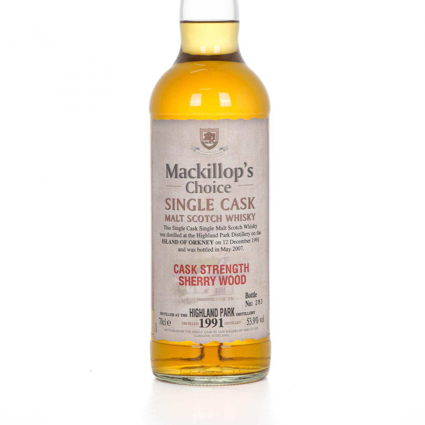 Highland Park 高原骑士 1991-2007 Mackillop's Choice