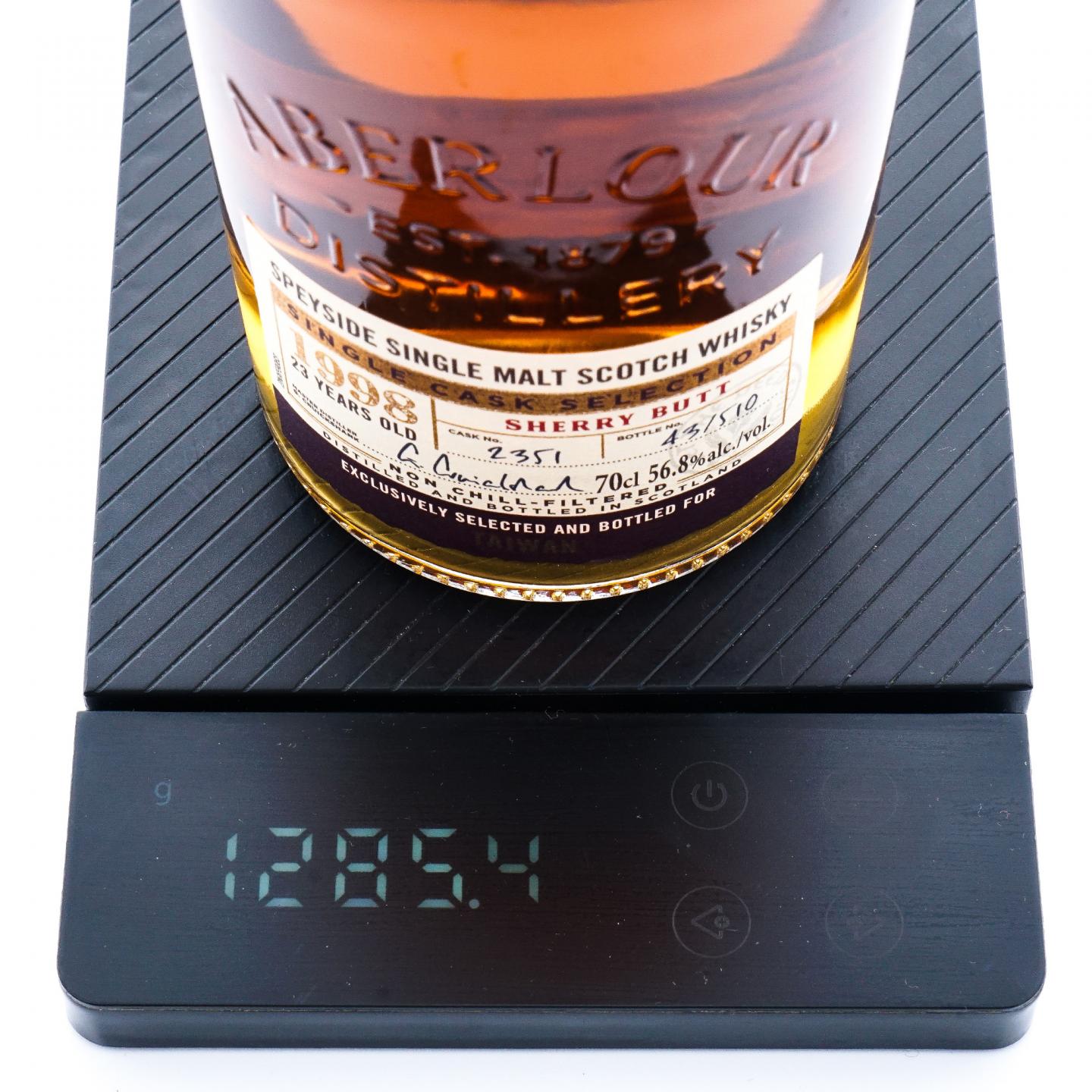 Aberlour 雅伯莱 23年 1998 雪莉桶#2351