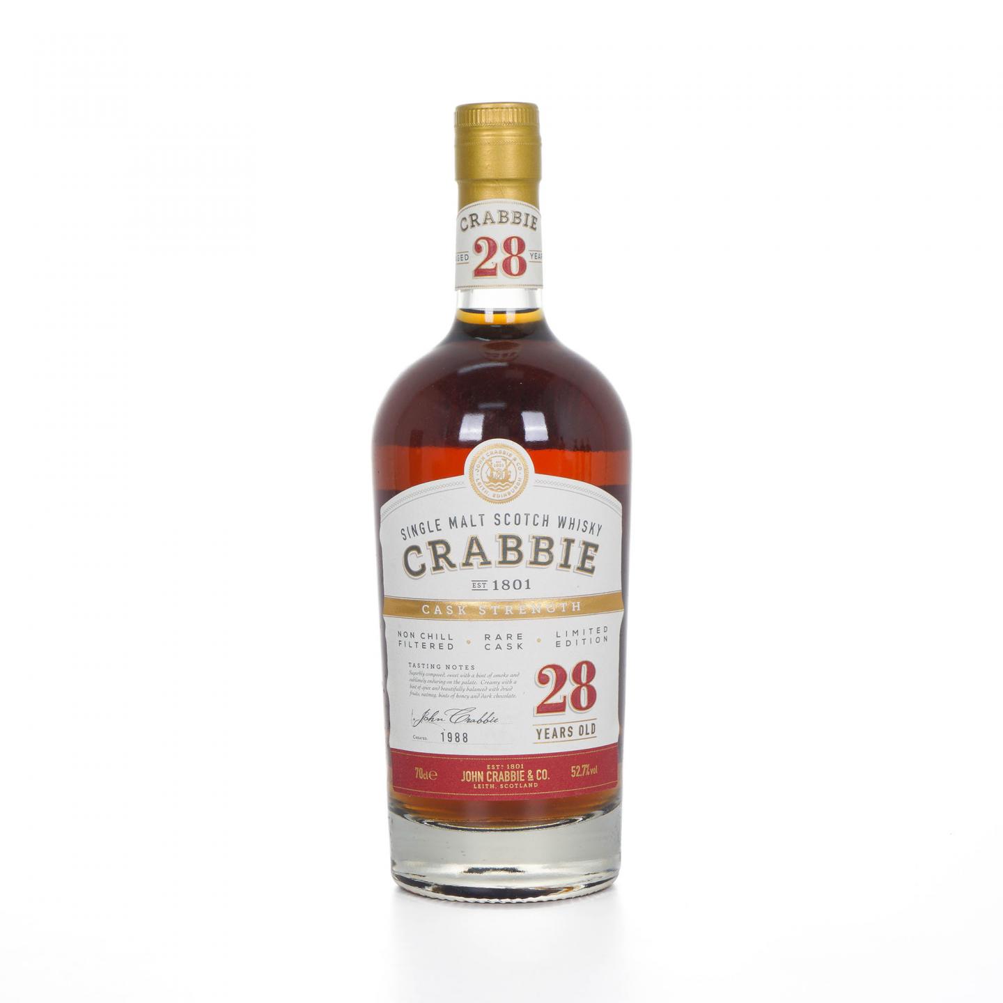 Crabbie 28年 1988 Rare Cask 桶强