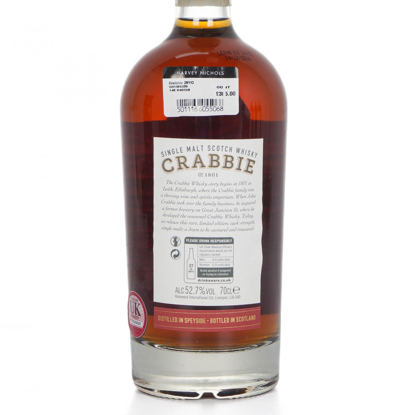 Crabbie 28年 1988 Rare Cask 桶强