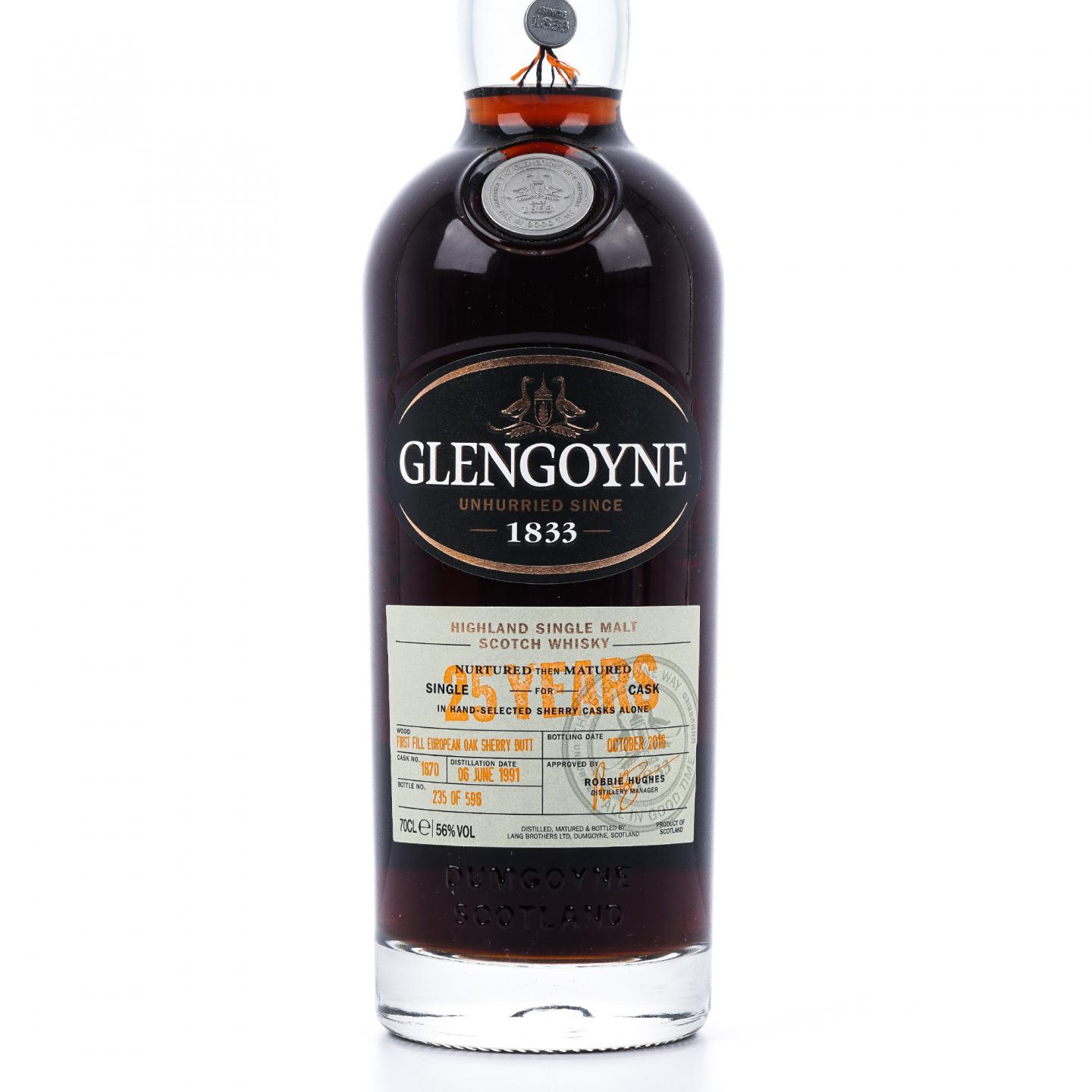 Glengoyne 格兰哥尼 25年 1991-2016 雪莉桶#1870