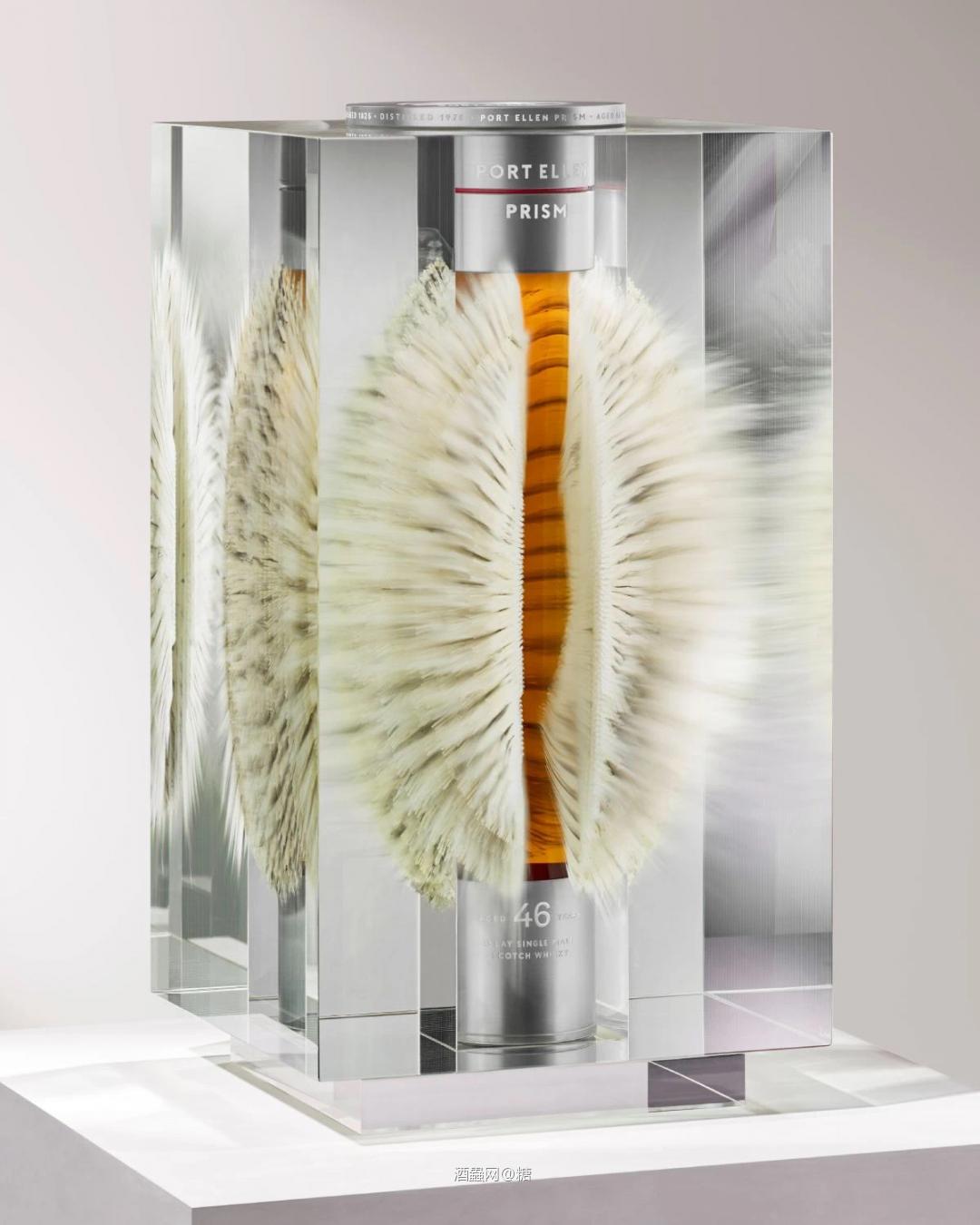 波特艾伦棱镜 (Port Ellen Prism),其蒸馏于1978年,先是于再填猪头桶中熟成,然后转入再填美国橡木邦穹桶中又熟成了10年以上,酒龄高达46年,容量1.5L,仅此一瓶。