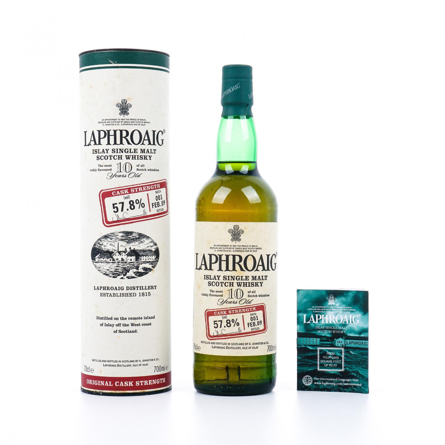 Laphroaig 拉弗格 10年 桶强 Batch 001 57.8%