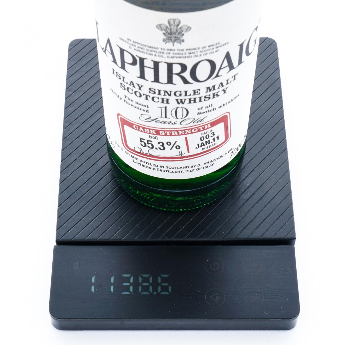 Laphroaig 拉弗格 10年 桶强 第003版 礼盒 55.3%vol.