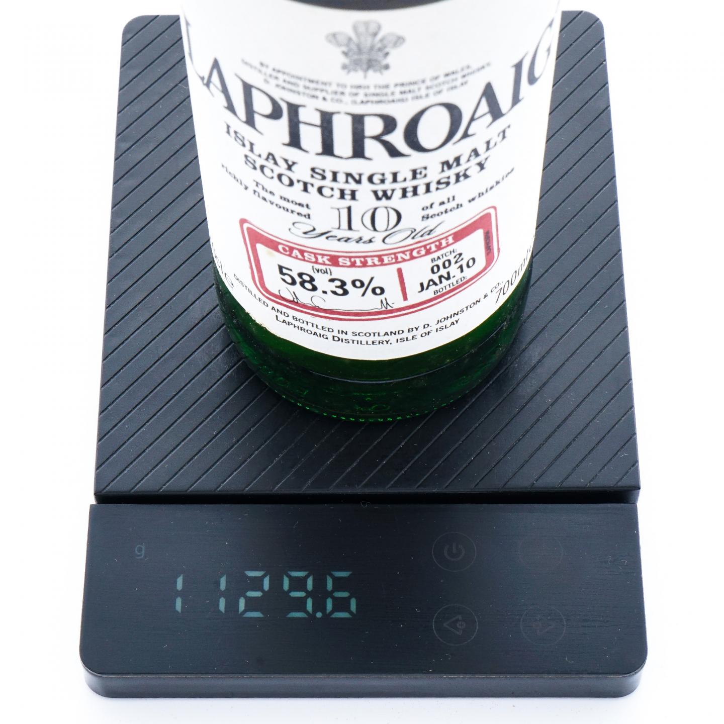 Laphroaig 拉弗格 10年 桶强 Batch 002 58.3%