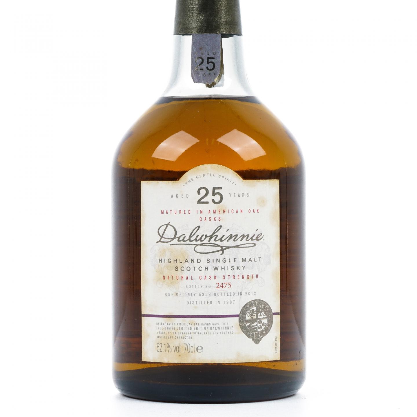 Dalwhinnie 达尔维尼 25年 1987-2012 SR