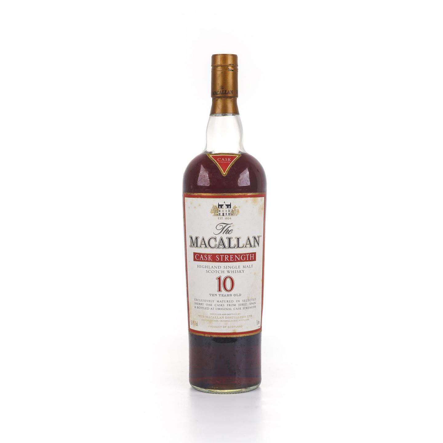 Macallan 麦卡伦 10年 桶强 1升装 58.4%vol.