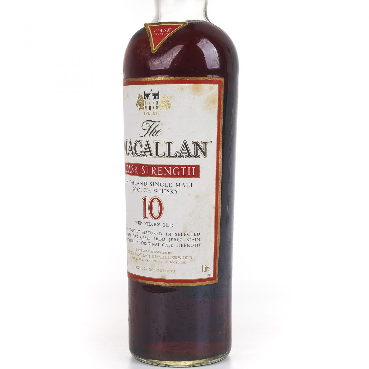 Macallan 麦卡伦 10年 桶强 1升装 58.4%vol.